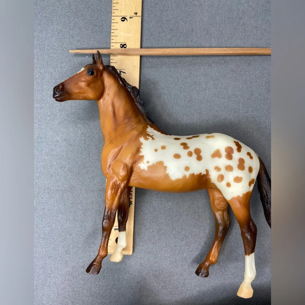 Breyer Horse Model #62005 Mares and Foals Appaloosa Mare and Morgan Foal